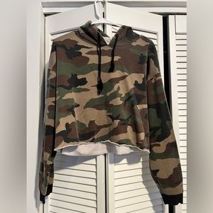 Forever 21 Crop Hoodie